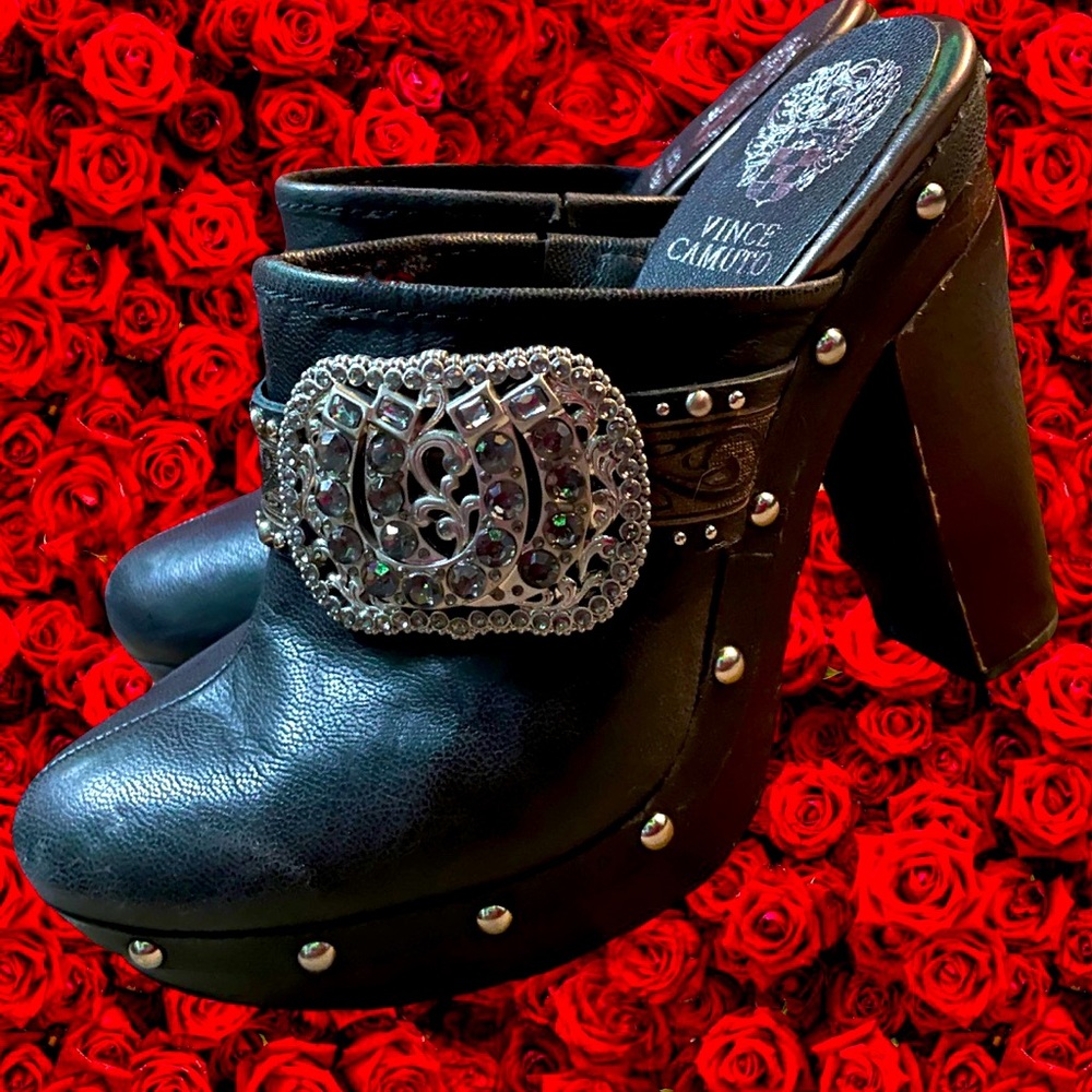 Vince Camuto Jeweled Mules